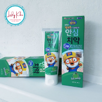 Безпечна зубна паста зі смаком яблука для малюків 1-4 років PORORO Toothpaste For Toddler Apple, 40g, фото 1
