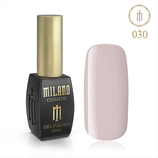 Гель-лак MILANO 10 мл No 030 (Образцевий Беж)