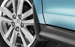 Бризковики передні для Mitsubishi ASX (10-) без розшир арок оригінальні 2шт MZ314440, фото 1