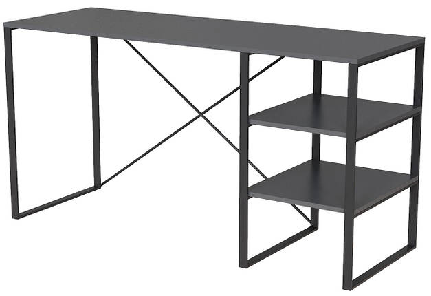 Стіл письмовий Ascet 50*140 см графіт ТМ ARTinHEAD, фото 1