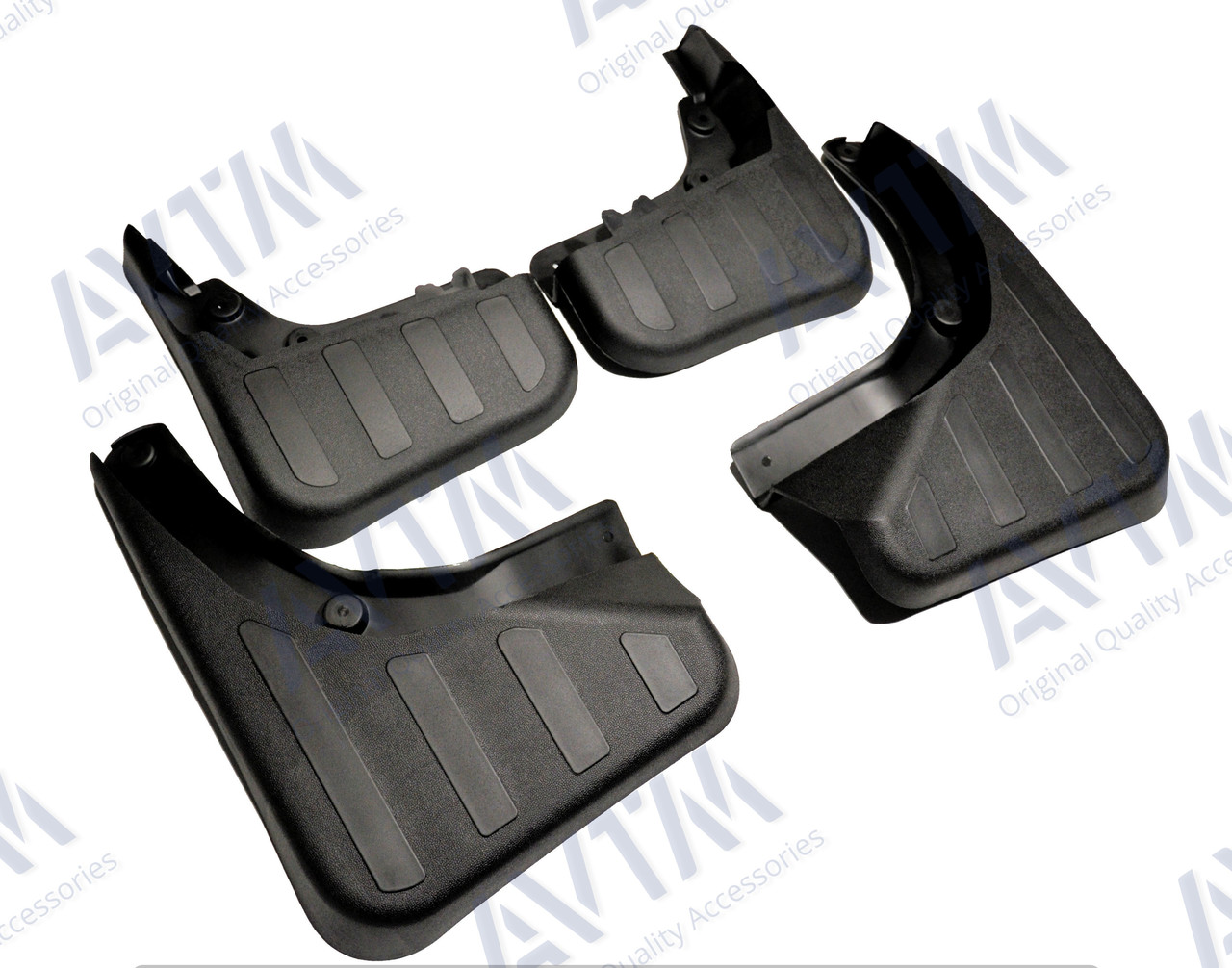 Бризковики повний комплект для Mercedes-Benz GLK300 (з порогами) 2008-2012 (кт-4 шт) MF.MRDGLK1015, фото 1