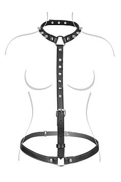 Портупея на тіло Fetish Tentation Sexy Adjustable Harness Bomba💣