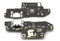 Шлейф Xiaomi Redmi 9A/9AT/9C/Poco C3 с разъемом зарядки с микрофоном плата зарядки с микросхемой оригинал