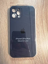 Чохол для iPhone 12 Pro Max Silicone Case Dark Blue