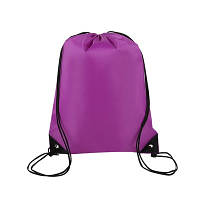 Сумка-мішок/рюкзак міський, для спортивної форми та змінного взуття «4 Сезони» (фіолет)