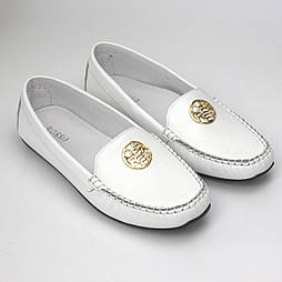 Жіночі мокасини білі шкіряні взуття річна Ornella White Floto by Rosso Avangard