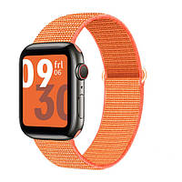 Нейлоновый ремешок (Neylon Band) для Apple Watch 38mm/40mm/41mm (06) Orange оранжевый