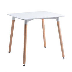 Стіл обідній Homart DT-001 80х80 см білий (9375)