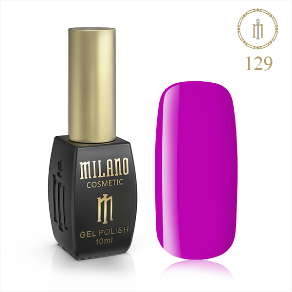Гель-лак MILANO 10 мл No 129 (Вересково-фіолетовий)