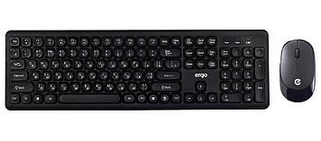 Комплект бездротовий ERGO KM-250 WL (клавіатура + мишка)