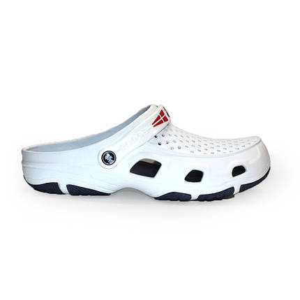 Сабо крокси чоловічі білий з темно-синім з ЕВА Jose Amorales, фото 2