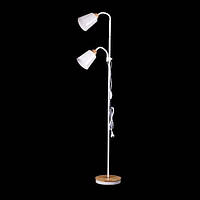 Торшер металевий у стилі лофт на 2 джерела світла SWT-3019 WH