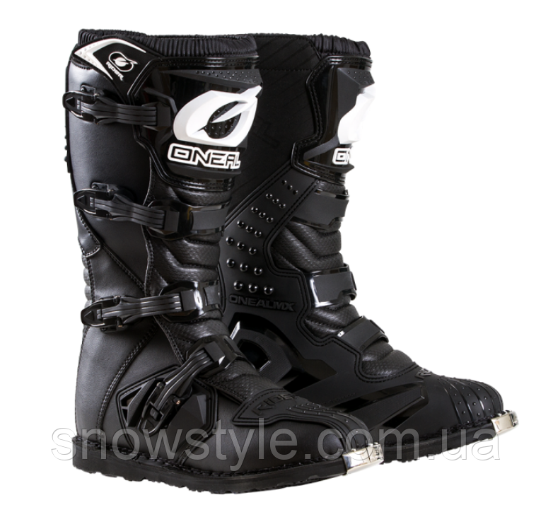 Мотоботи O'Neal New Logo Rider Boot MX Black Розмір 12 US / 46 EU