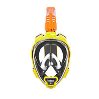 Маска для дайвинга, подводная маска, полнолицевая маски для снорклинга Ocean Reef, маски для ныряния желтый