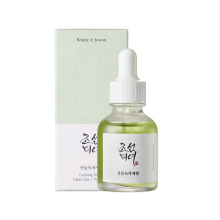 Заспокійлива сироватка з зеленим чаєм і пантенолом Beauty of Joseon Calming Serum : Green tea +Panthenol, 30мл, фото 1