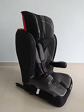 Дитяче автокрісло JOY 51226 система ISOFIX, універсальне, група 1/2/3, вага дитини від 9-36 кг, сіре, фото 4