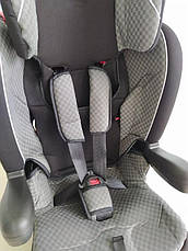 Дитяче автокрісло JOY 51226 система ISOFIX, універсальне, група 1/2/3, вага дитини від 9-36 кг, сіре, фото 6