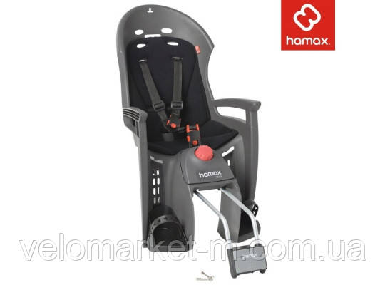 Велосипедне дитяче крісло Hamax Siesta grey
