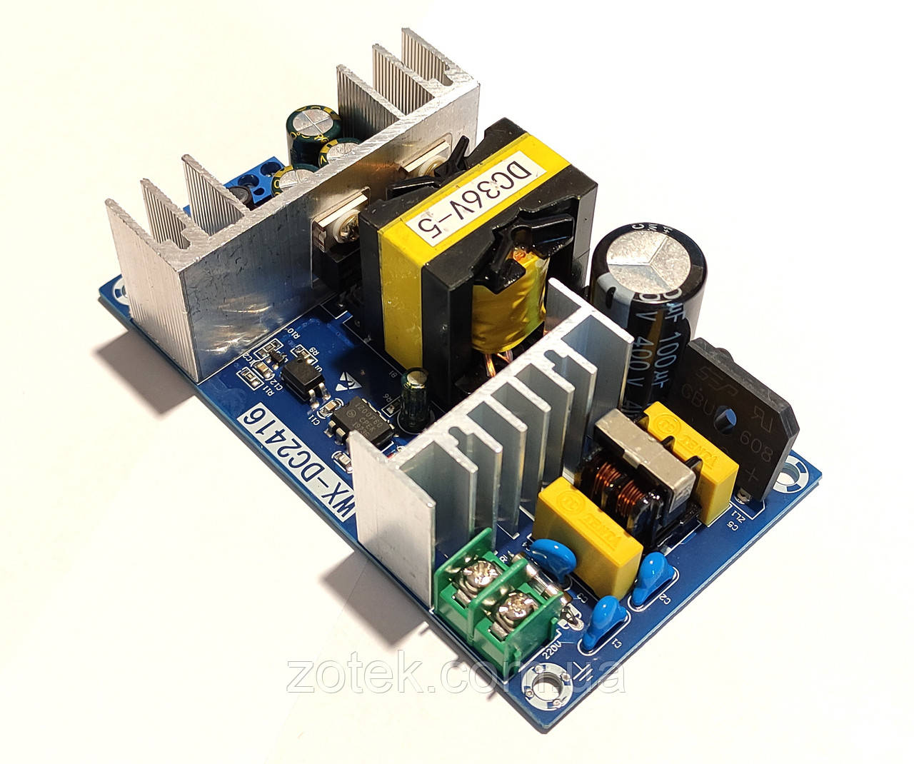 Microchip 36 В 5 А 6,5 А 180 Вт Імпульсний блок живлення AC-DC 36 V 5 A 180 W WX-DC2416