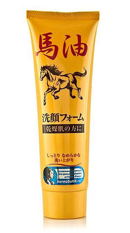 Пінка для вмивання для дуже сухої шкіри Horse Oil Facial Foam Junlove, 120 г (102206), фото 1