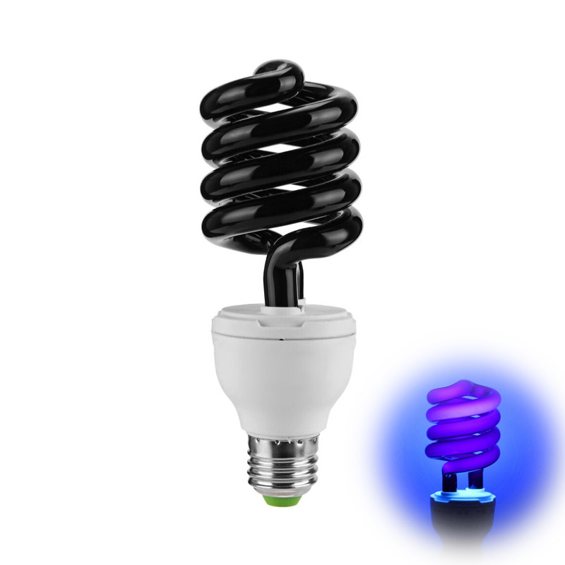 Лампа ультрафіолетова енергозберігаюча E27 40Вт 365-400нм, UVLight