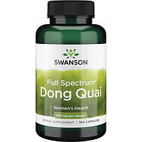 Дягіль, Dong Quai, Swanson, 530 мг, 100 капсул