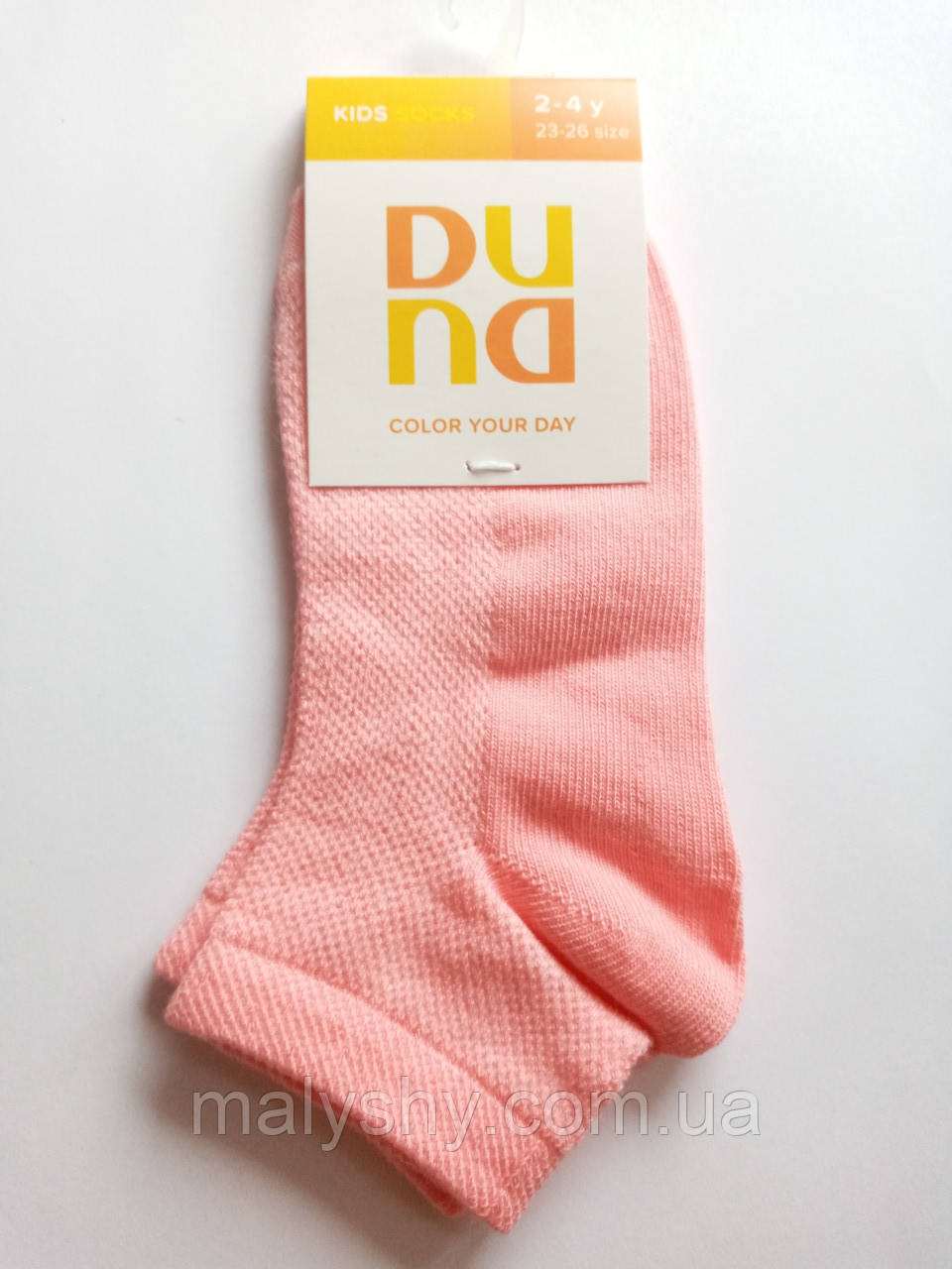 Дитячі літні шкарпетки - Дюна р. 16-18 / 429-1000-корал / СІТКА, фото 1