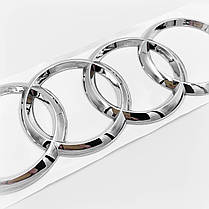Емблема задня AUDI (Ауді) 203мм A4 (B9), A5 (F5), A6 (C8), A7 (C8), Q2 (GA), Q3 (F3),Q5 (FY), Q8 - Хром, фото 6