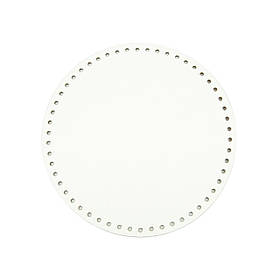 Дно сумки кругле (20 см), колір Білий