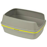 Moderna Lift To Sift Large Модерна ліфт ту сіфт – туалет з бортиком для котів теплий сірий 57.5х44х27 см