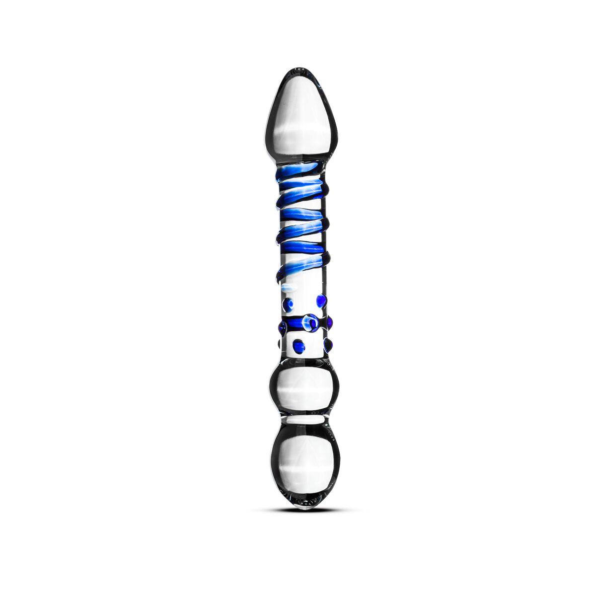 Скляний фаллоімітатор Gildo Glass Dildo No. 21, 20х3,4 см., фото 1