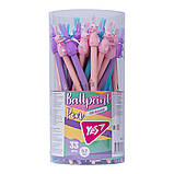 Ручка YES шарико-масляна "Rabbit", 0,7 мм, синя, фото 3