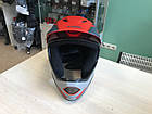 Велошлем BMX даунхилл Bell Sanction Adult Full Face Bike Helmet Matte Crimson/Slate/Grey Small (52-54cm), фото 3