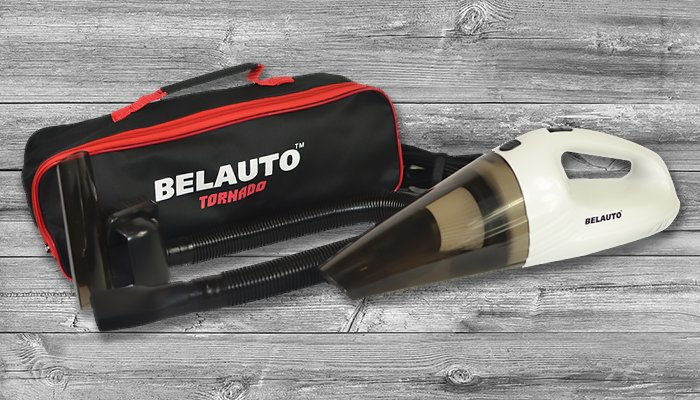 Автомобільний пилосос/автопилосос БЕЛАВТО Торнадо BA-53W (білий)