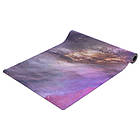 Коврик для йоги Замшевий каучуковий двошаровий 3м Record FI-5662-37 (розмір 183x61x0.3см, фіолетовий-сиренєвий, принтом Мироздання, фото 2