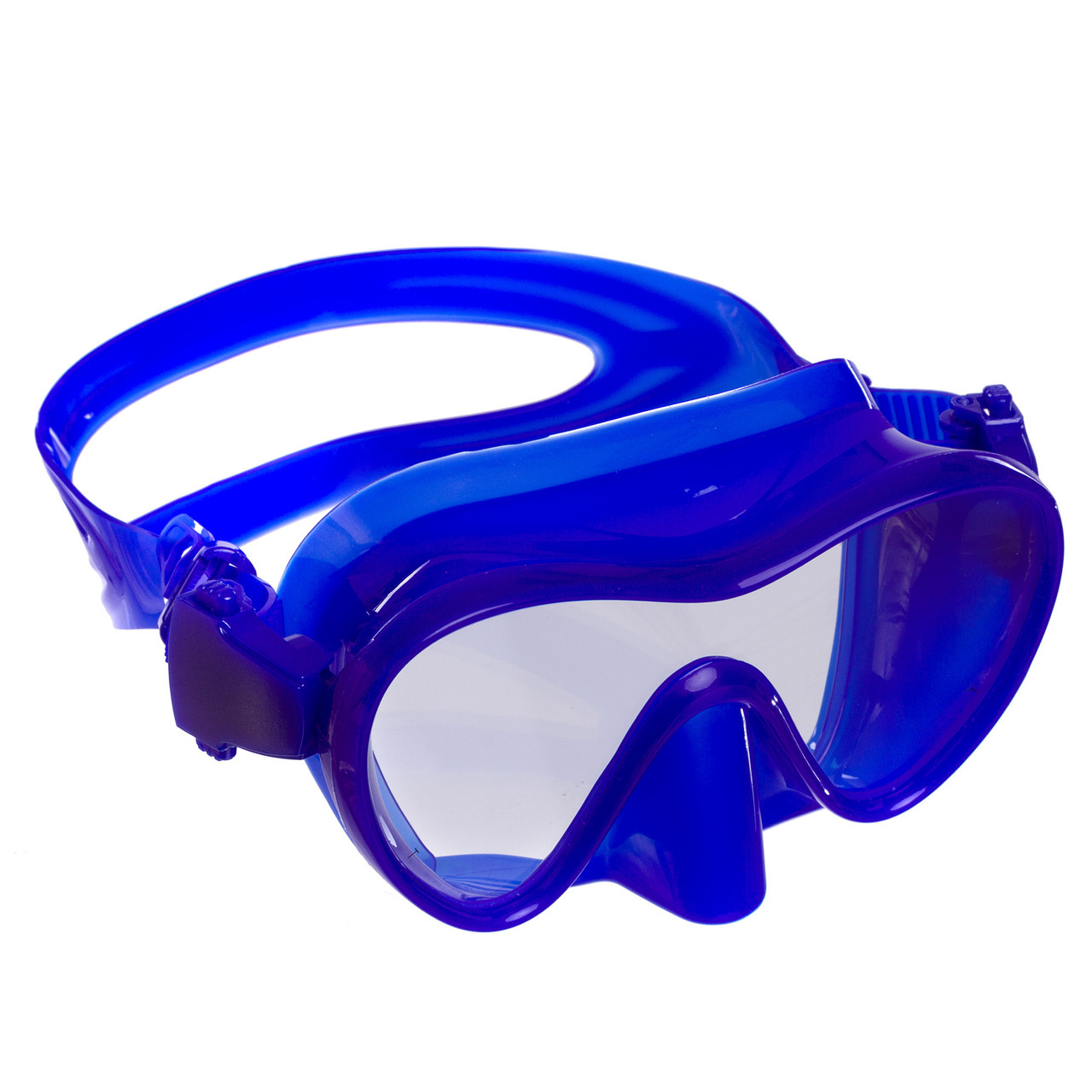 Маска для плавания c термостеклом Zelart Sprinter 1293 Bright Blue - фото 1 - id-p1415044494