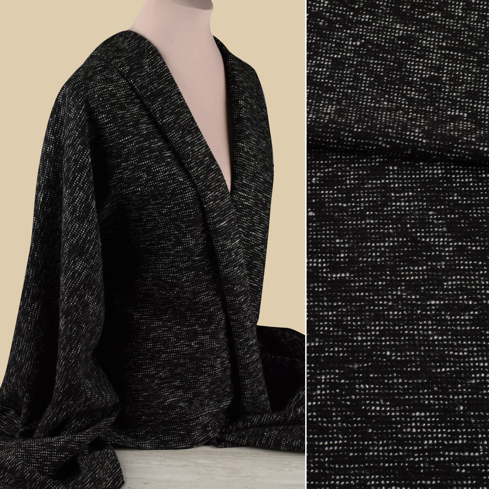 Рогожка чорно-сіра ш.150