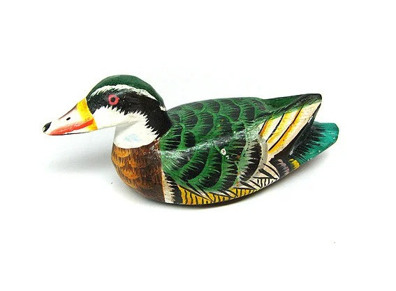 Дерев'яна статуетка Качка, фото 1