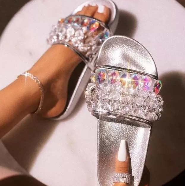 Жіночі шльопанці Crystal