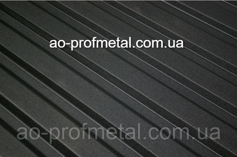 Профнастил Черного Цвета Матовый РАЛ 9005 Двухсторонний, Профнастил ...