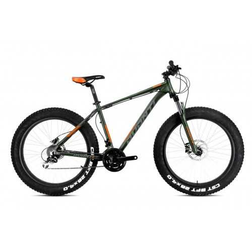 Велосипед фет байк AVANTI FAT PRO 4.0 26" рама-19" зелений/помаранчевий AV000229