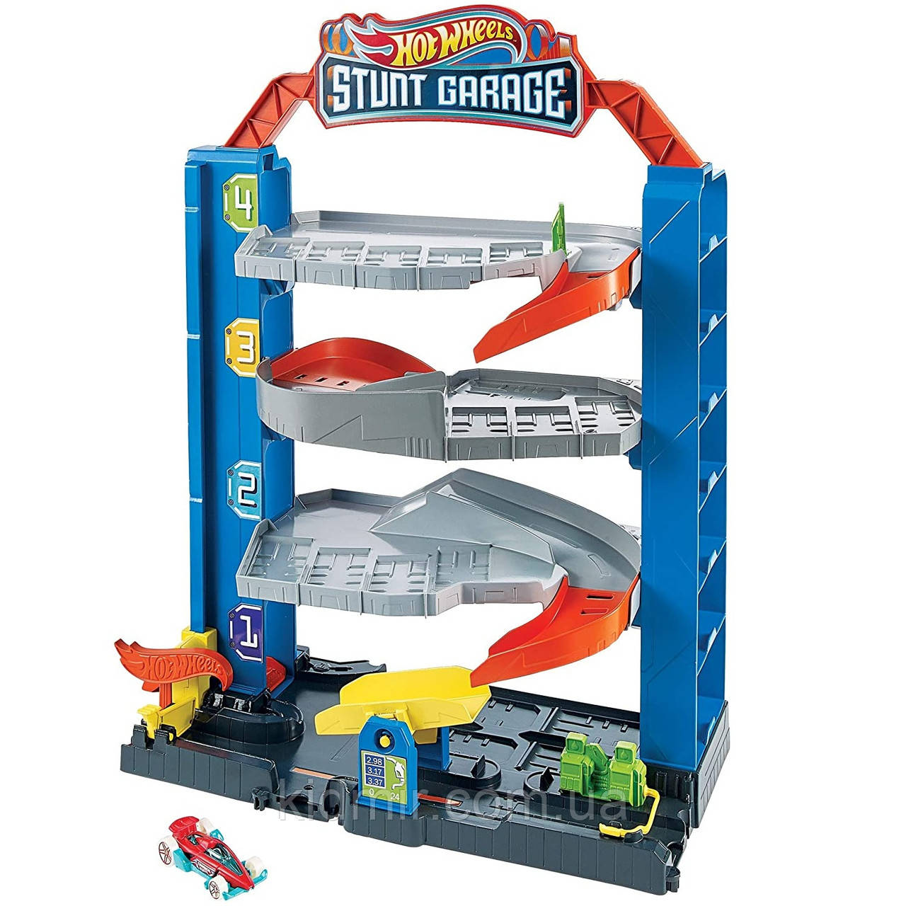 Автотрек Хот Вілс Трюковий гараж Hot Wheels Stunt Garage GNL70, фото 1