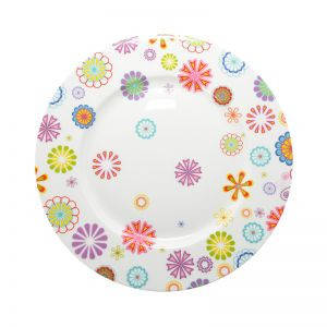 Тарілка дрібна blumen 26,6 см Krauff 21-244-012, фото 1