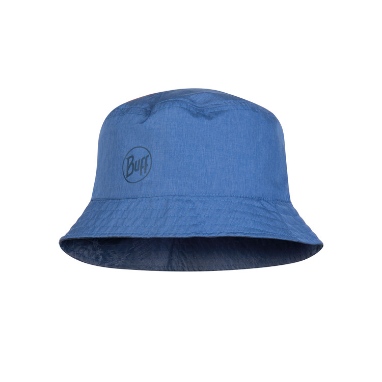 Панама Buff One size Двостороння TRAVEL BUCKET HAT rinmann blue, фото 1