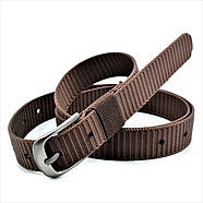 Ремінь тканинний Weatro Колір Коричневий tkst-3K-008, фото 3