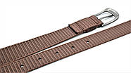Ремінь тканинний Weatro Колір Коричневий tkst-3K-008, фото 5