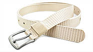 Ремінь тканинний Weatro Колір Молочний tkst-3K-012, фото 2