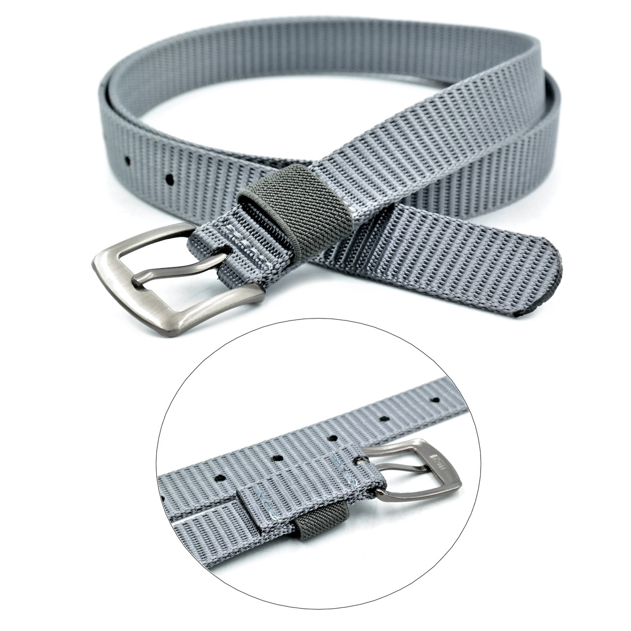 Ремінь тканинний Weatro Колір Сірий tkst-3K-011, фото 1