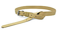 Ремінь тканинний Weatro Колір Бежевий tkst-3K-010, фото 2