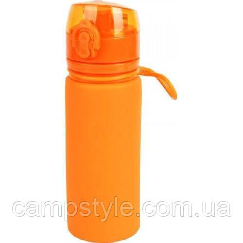 Пляшка силікон 500 мл Tramp TRC-093-orange